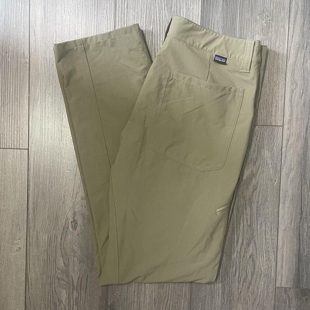Patagonia Quandary Pants Men's 32 Brown Pockets Trail Hiking Outdoor Performance